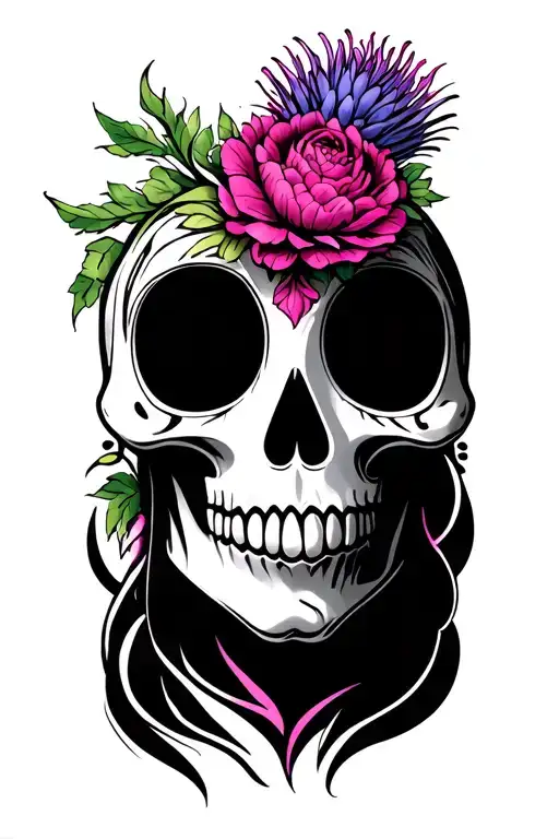 Sugar Skull Thistle