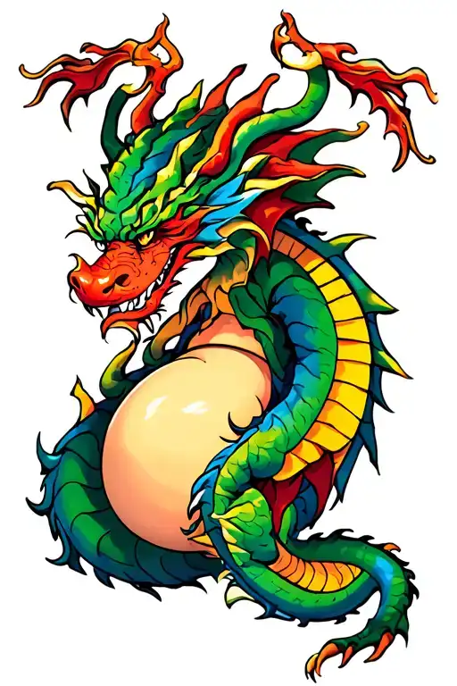 Pregnant Male Dragon