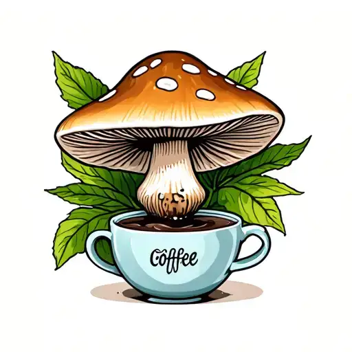 Mushroom And Coffee