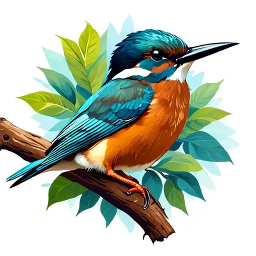 White-collared Kingfisher Perched