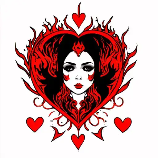Sinny With Hearts And Fire Inside