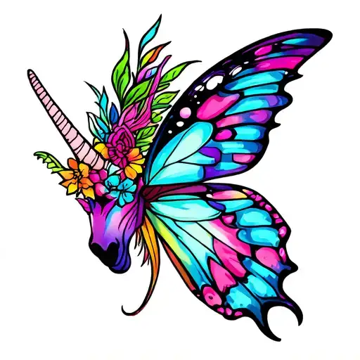 Unicorn Butterfly