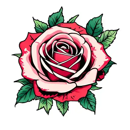 Taran Name Hidden With Rose