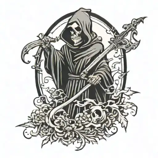 Grim Reaper Silohuette
