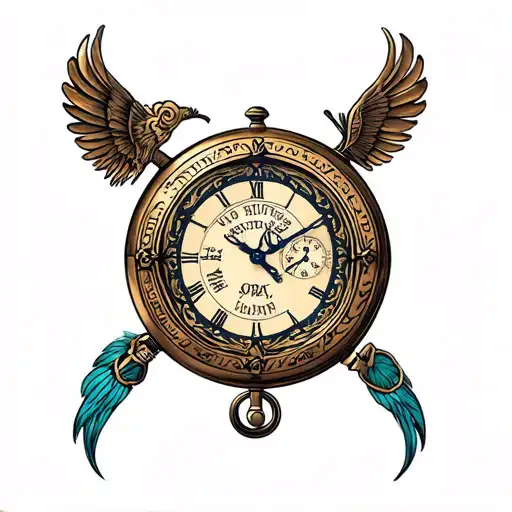 Il Nome Annunzio Con Un Orologio Che Svanisce