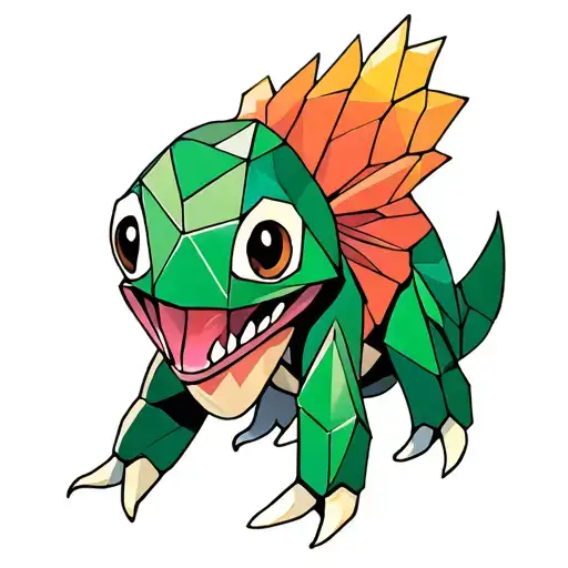 Petey Piranha Geometric
