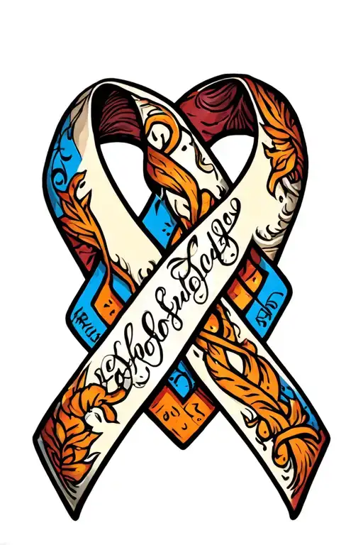 Multiple Sclerosis Awareness Ribbons