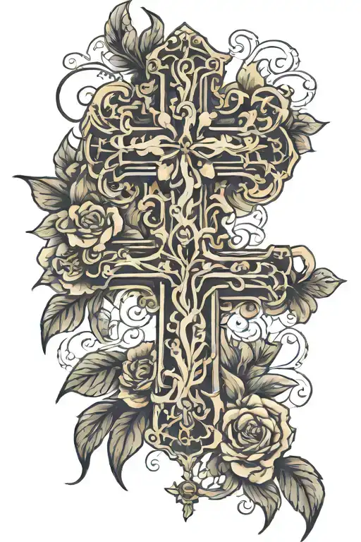 Flower Cross