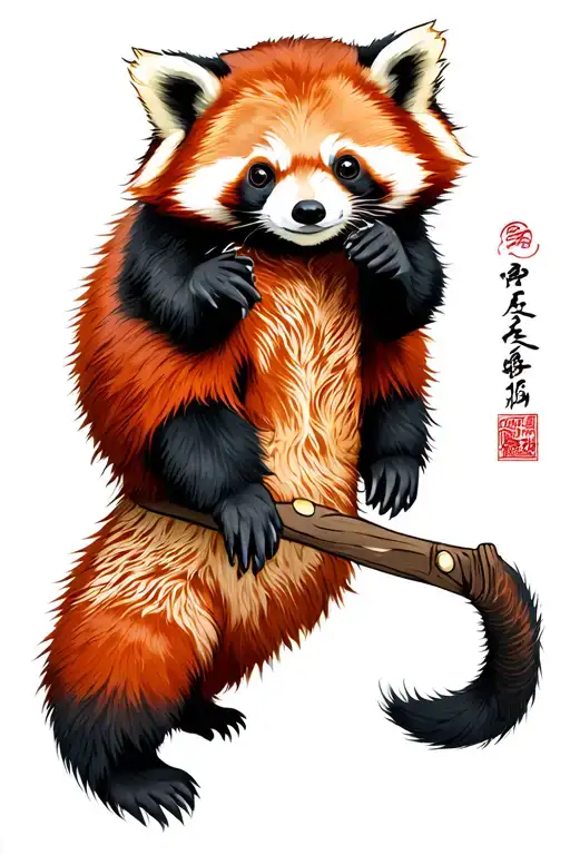 Japanese Style Red Panda