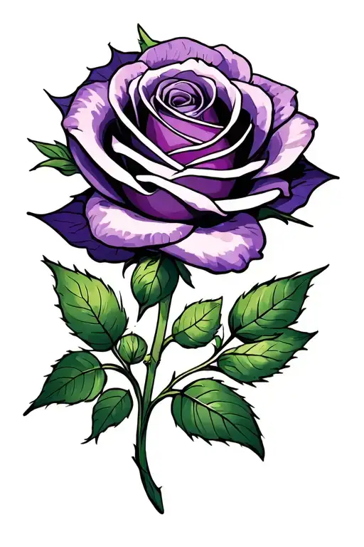 A Violet Rose