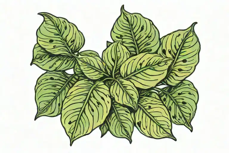 Pothos Leaves