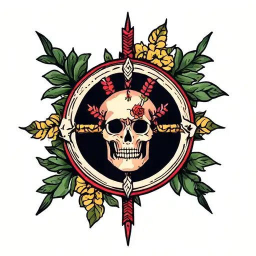 Trinacria Symbol In Old School