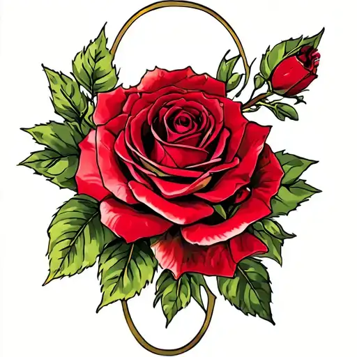 Red Roses With Sagittarius