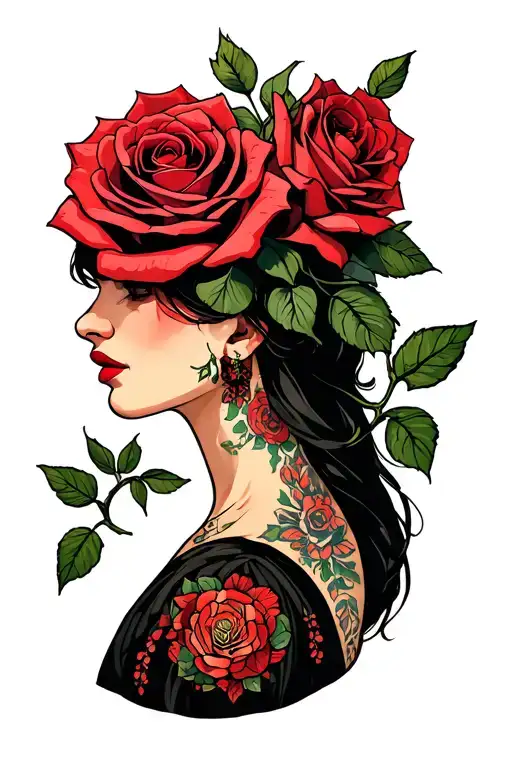 Rose With Madeline As The Stem