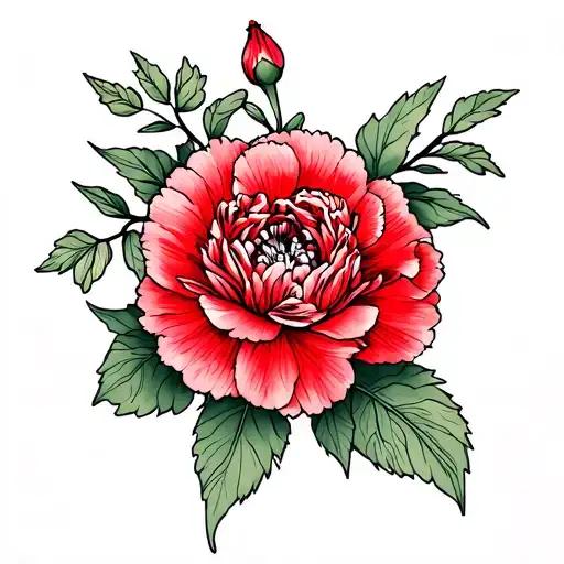 Red String Carnation