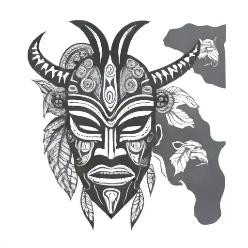 African Zulu Mask