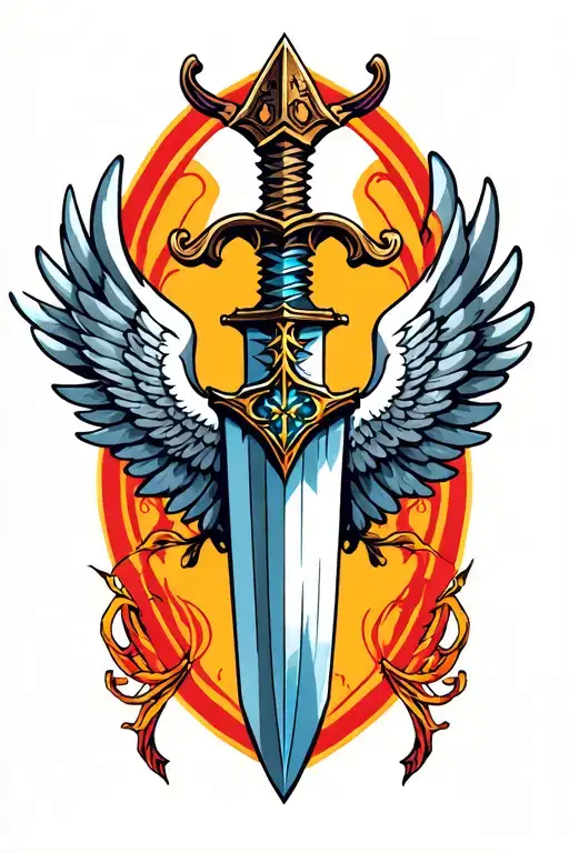 Dagger With Wings