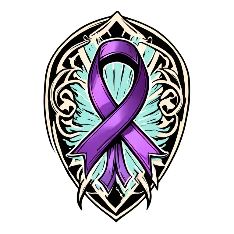 Pancreatic Cancer Ribbon