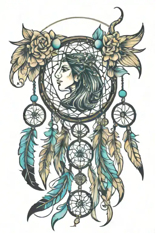 Dream Catcher And Pisces Zodiac Sign