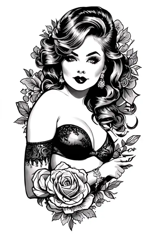 Plus Size Pin Up Girl