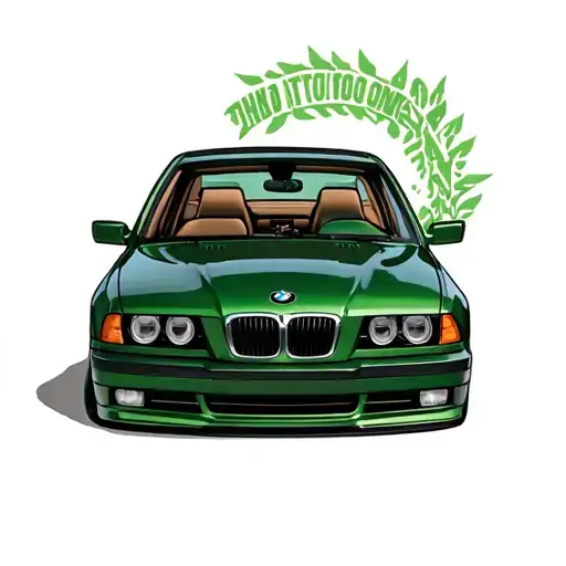 Bmw E39 In The Color Oxford Green