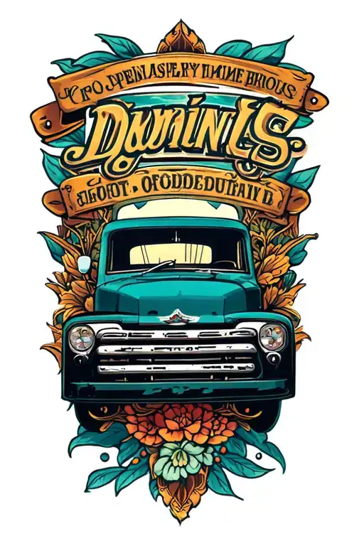 Classic Truck Parked