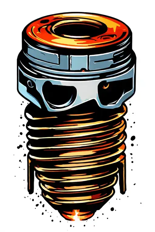 Piston Rods Spark Plugs