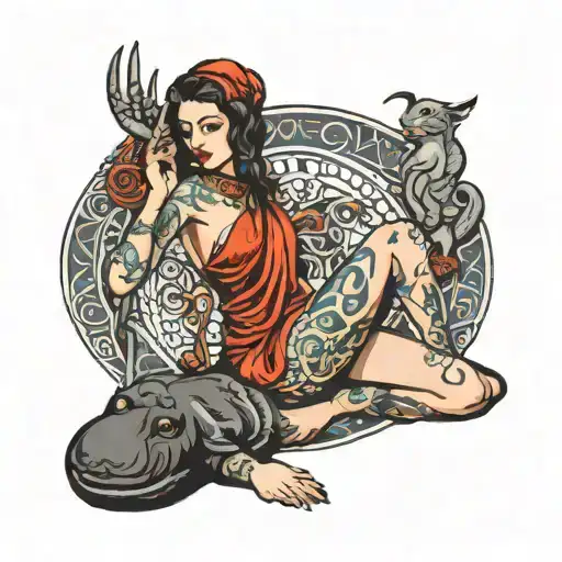 Girl Sitting Slave Nude Woman