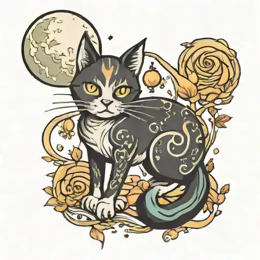 Magical Moon Cat