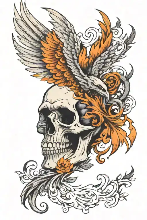 Phoenix Skull