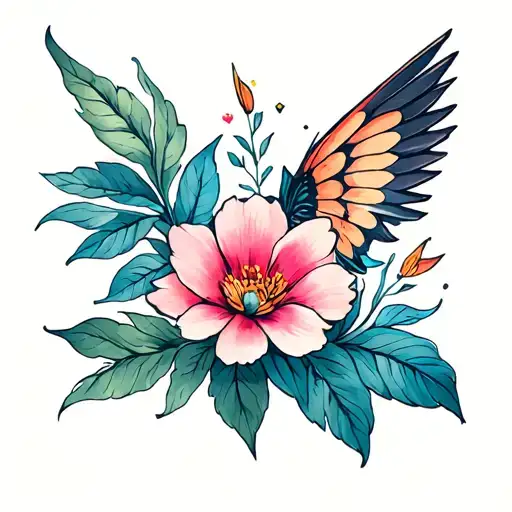 Something Feminine That Represents Freedom And Blossoming Into A Better Person