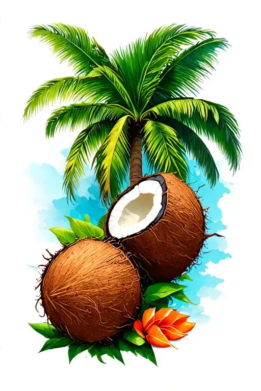 1 Coconut Tree