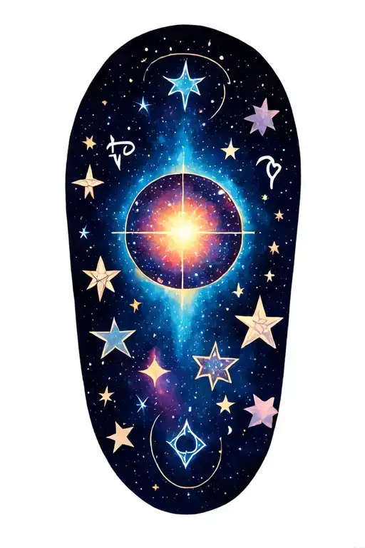 Astrology Galaxy Filled With Stars