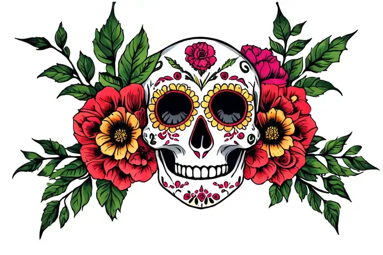 Day Of The Dead Skull