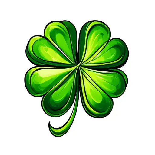 Green 4 Leaf Clover