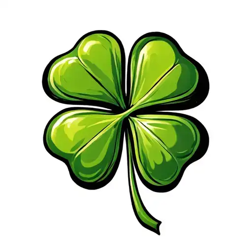 Green 4 Leaf Clover