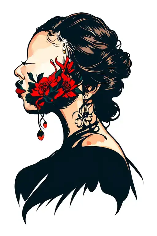 Hot Girl Side Profile