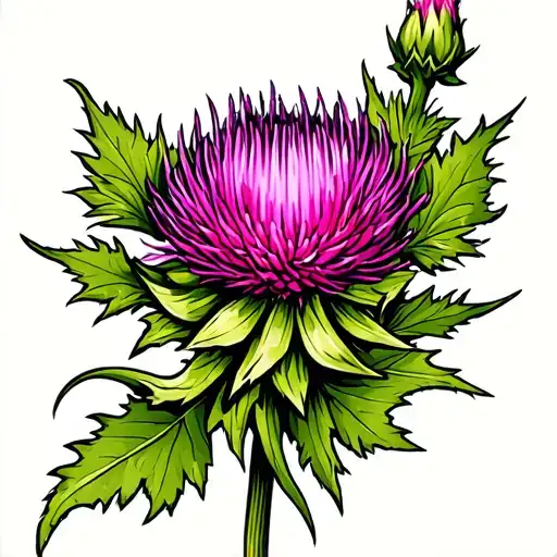 Thistle Flower