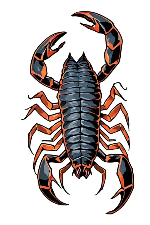 Scorpion In The Style Of Mortal Kombat