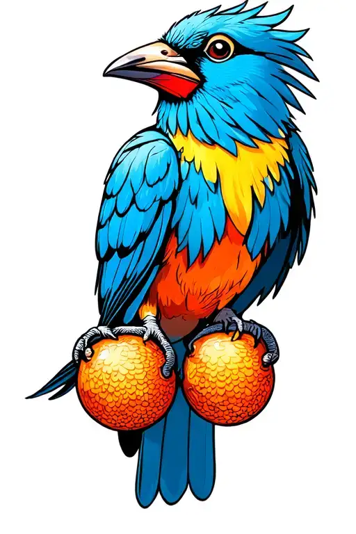 Bird With Big Testicles