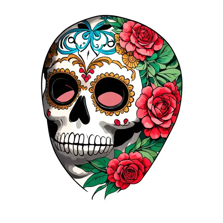 Catrina Mask To Show The Reality That