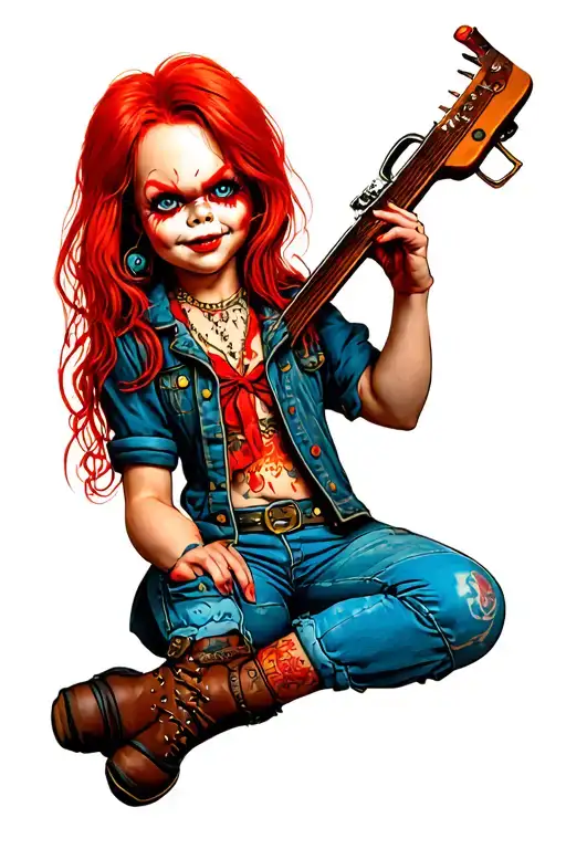 Chucky Pinup Girl Dressed