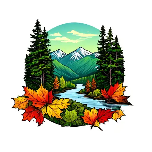 Vermont Green Mountains Fall