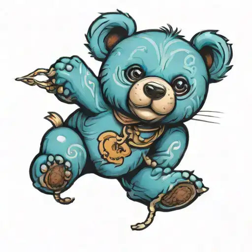 Blue Teddy Bear