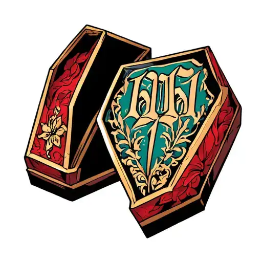 Coffin With 1006 Number