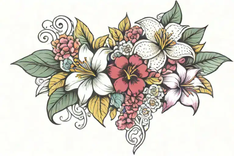 Exotic Flower Bouquet