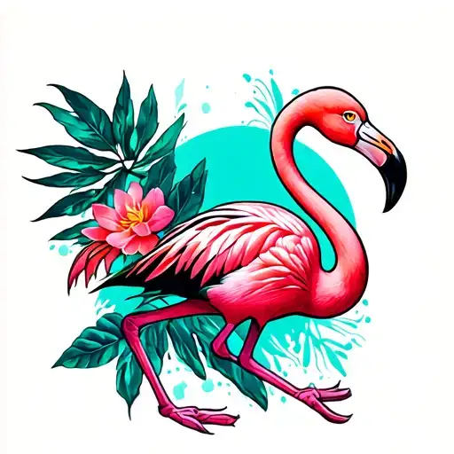 Flamingo Standing