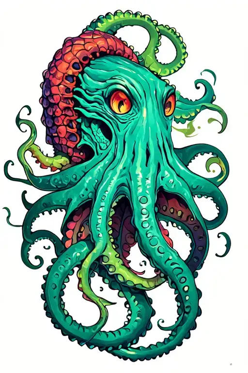 Kraken Wrapping Its Tentacles
