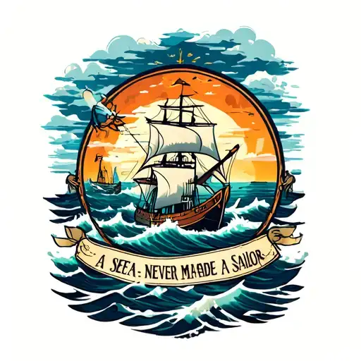 A Smooth Sea Never Made A Skilled Sailor