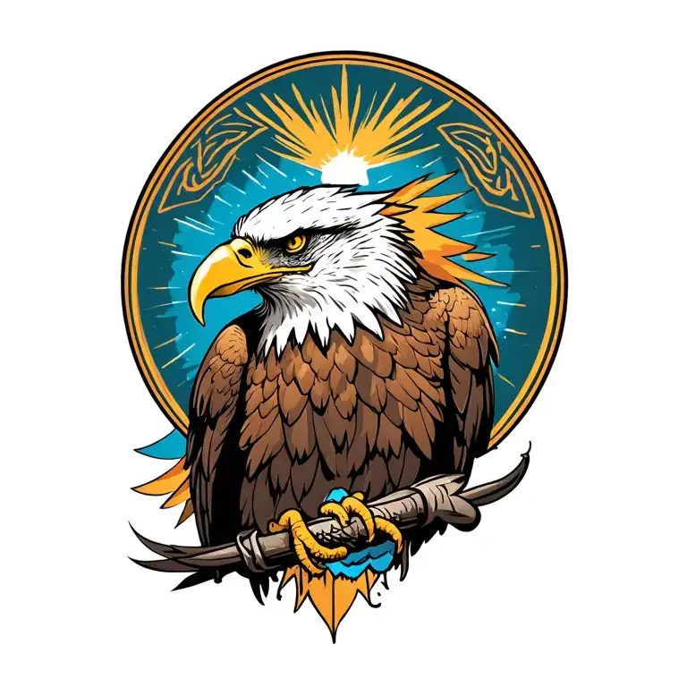 Eagle & God Strenght